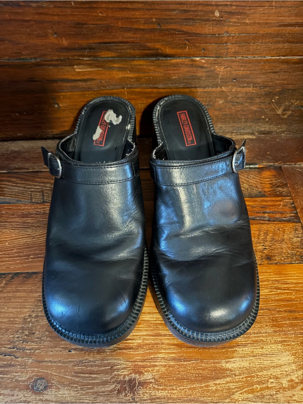 Harley Davidson Black Clogs size 9.5